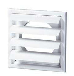 Flexit Lamellventil MW100, hvit m/rund stuss