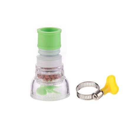 2 stk. hane forlængere til småbørn, stænksikker hane forlænger, køkkenhane, vask, vandfilterhane (grøn)