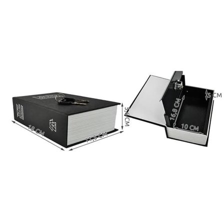 Skjult Boksafe | Bok Kassaskrin med Lås—pa