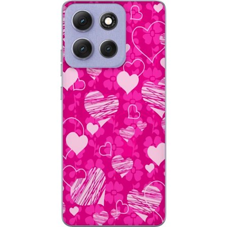 Yhteensopiva Puhelinkuori Motorola Motorola Moto G86 PopSydänKuviointi