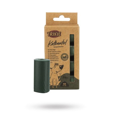 Trixie - Dog Poop Bags - Hundeposer, Godbitveske, Hundegodbiter, Leketøy for utelek på Doggie.no