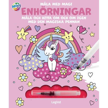 Måla med vatten : Enhörningar 9788775378678