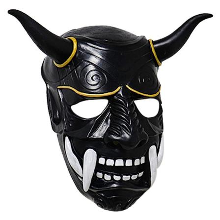 Halloween Latexmaske Klesopp Halloween Kostyme Rød Black