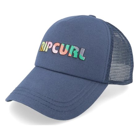 Rip Curl - Blå trucker Caps - Day Break Hat Navy Trucker @ Hatstore