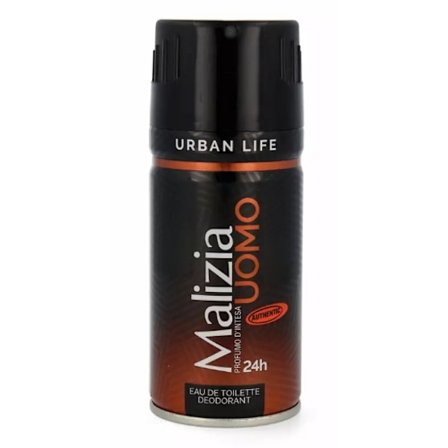 Malizia Uomo Urban Life Deodorant 150ml - Tysklandskvalitet