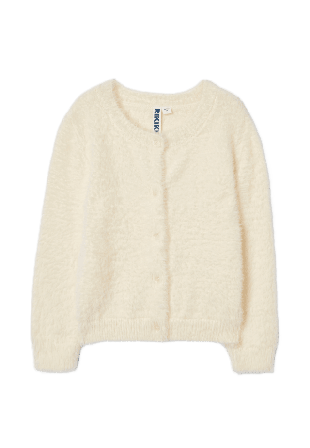 RIKIKI Lurvig kofta LINA Tröjor & koftor Vit 122/128