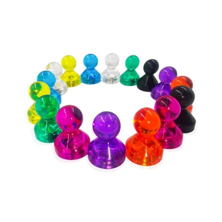 25 stk Crystal Push Pin Pinboard Chess Kjøleskap Note pins