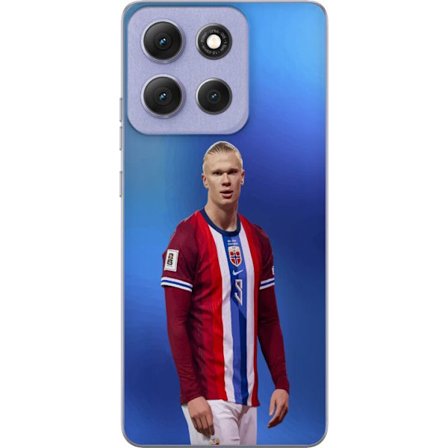 Kompatibelt Mobildeksel til Motorola Moto G86 Power Erling Haaland Manchester City Norge fotball angriper toppspiller utrolig målproduksjon kraftig ra