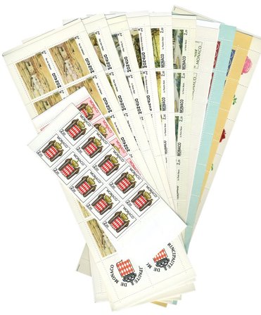 Monaco 1987-1995 - YT hæfte 1-12 - Postfrisk