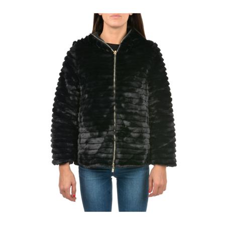 Ciesse Piumini Faux Fur & Shearling Jakke Sort, Dame, Størrelse: XS