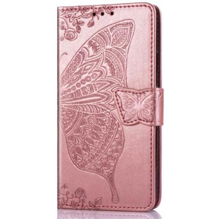 iPhone XS Max -lompakkokotelo, PU-nahkainen 4-POCKET Motif Butte Grå