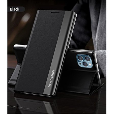 Magnetisk flipfodral för iphon 15 plus svart