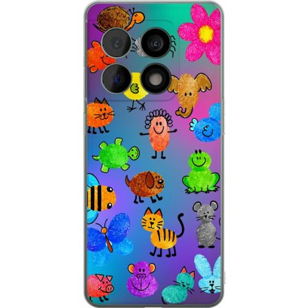 Yhteensopiva Puhelinkuori OnePlus 10 Pro Little Scribble Friends