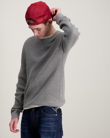 Grunt Anker Knit Szary Swetry Chłopiec - Kids Brand Store