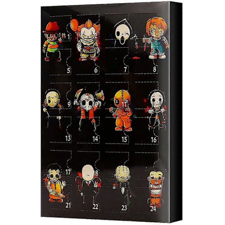 Halloween Gaveæske Dukke Julekalender Blind Box 24 Gaver