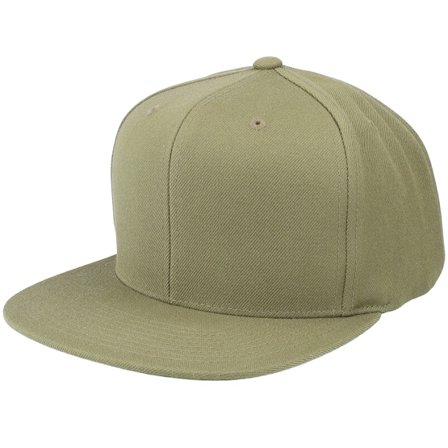 Mitchell & Ness - Vert snapback Casquette - Blank Olive Snapback @ Hatstore