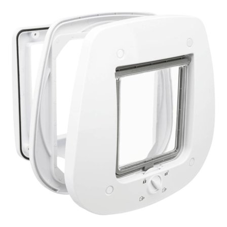 4-vejs kattelem, til glasdøre, 27 × 26 cm, hvid