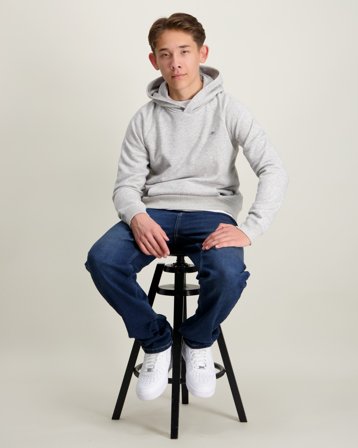 GANT SHIELD HOODIE Grå Huvtröjor/Hoodies Kille - Kids Brand Store