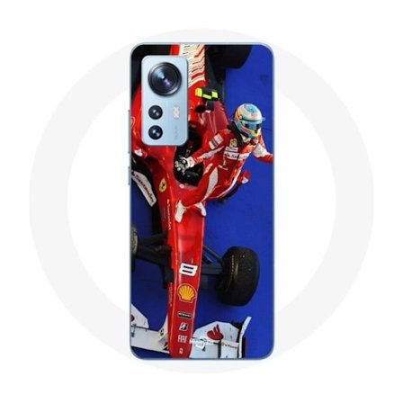 Coque för Xiaomi Mi 12 / 12X Formel 1 Fernando Alonso F1-förare Röd