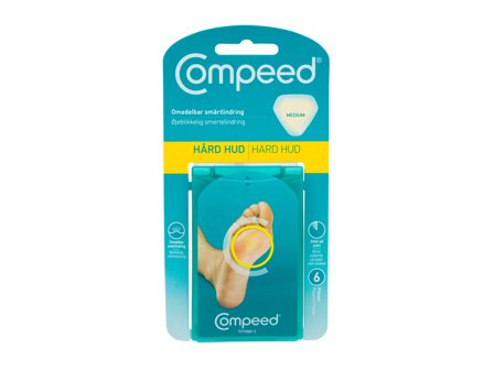 Compeed Plaster Hard Hud Medium, 6 stk.