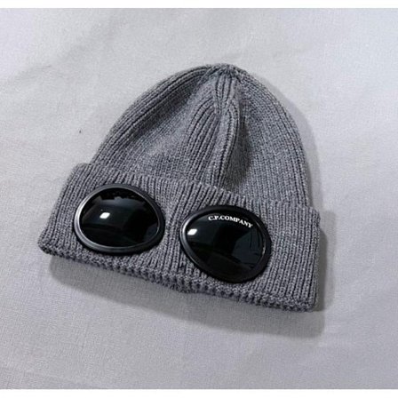 CP Pilot Høst og Vinter Strikket Lue Menn og Kvinner Varm Ullue Strikket Lue Grå