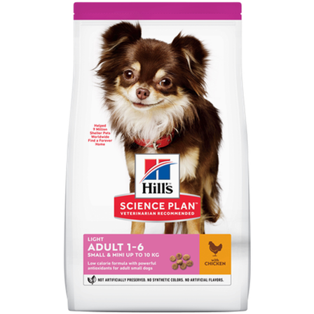 Hills Science Plan - Adult Light Small & Miniature Chicken - Dry Dog Food 1,5 kg - Hund - Hundefôr & hundemat - Tørrfôr for hund - ZOO.no