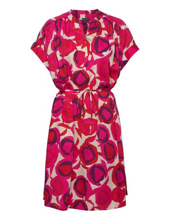 D1. Fluid Desert Rose Dress Pink GANT