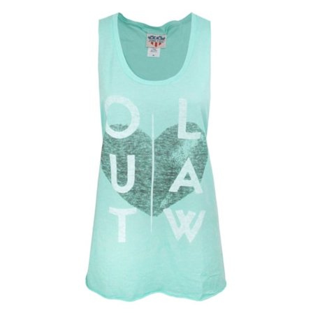 Junk Food Outlaw Heart Vest L Mintgrön