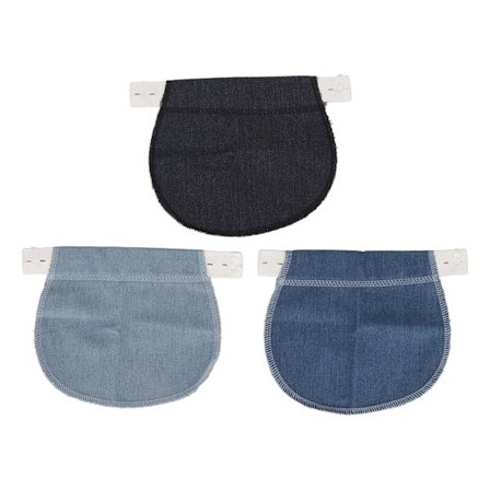 3-pack Maternity Pants Extenders Professional Portable Adjustable Soft Elastic Pregnancy Waist Extender