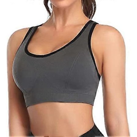 Sports-BH med bryderryg til kvinder, høj støtte til træning, fitness, sport