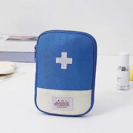 Oppbevaringspose for medisin Mini tom førstehjelpspose for nødsituasjoner