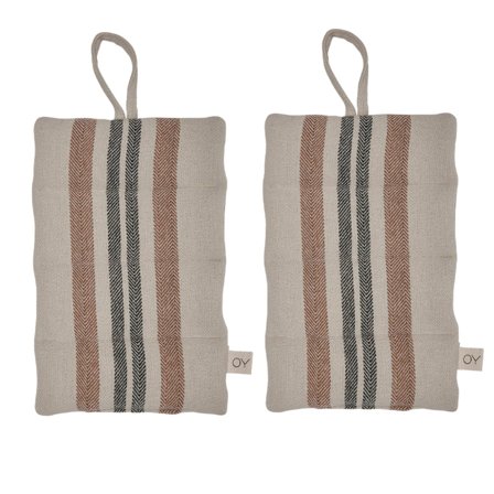 Oyoy living design Linu grydelapper 2 stk, karamel - Caramel | KitchenOne