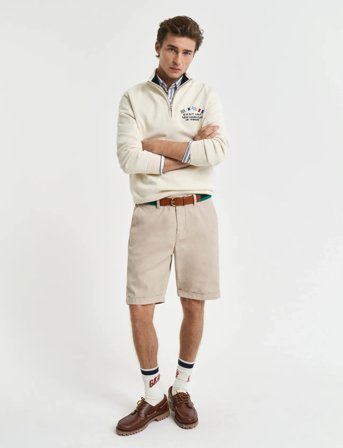 GANT Reg Sunfaded Chino Shorts - Beige - 29