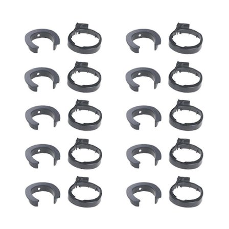 G30 Max Plastring vid vikpunkten, stamfästring och basring, vikbar plastfixeringsdel