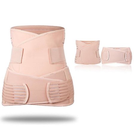 2 i 1 Staver Elastisk Kroppsskulpterende Gjørdel Hudfarget Pustende Korsett