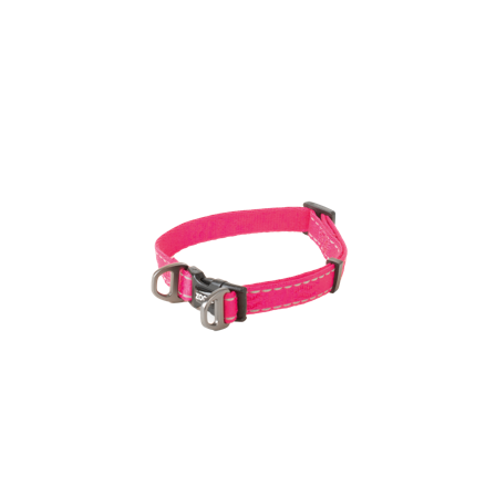 Selected by ZOO - Hundehalsbånd Rufus justerbart, 10 mmx22-35cm, Rosa - Hund - Halsbånd - ZOO.no