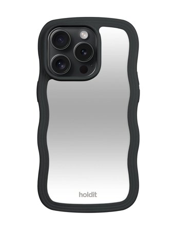 Holdit | Wavy Case Iphone Black/Mirror | IPHONE 15PRO