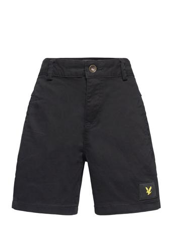 Casuals Woven Short Shorts Chino Shorts Svart Lyle & Scott Junior*Betinget Tilbud