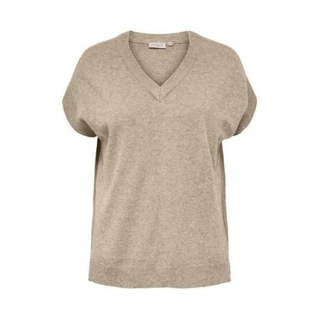 Only Carmakoma T-Shirts , Beige , Dames , Maat: 5Xl/6Xl