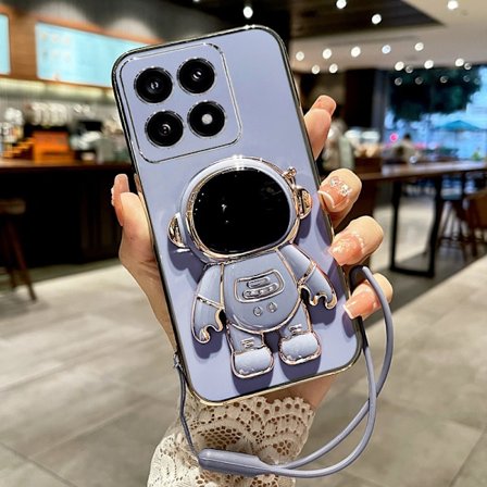 Mobilskal med astronautmönster lämpligt för Xiaomi 14T/13T/12T/11T mobilskal
