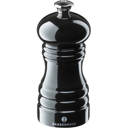 Zassenhaus Pepparkvarn 12 cm Svart Blank | Matlagning > Köksredskap > Kryddkvarnar > Pepparkvarn | Bagaren och Kocken