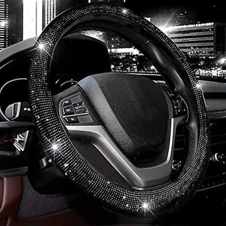 Bling Bling kristall diamant glänsande rattöverdrag