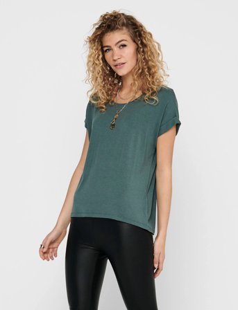 ONLY Onlmoster S/S O-Neck Top Noos Jrs - Green - S