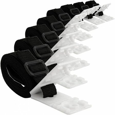 Pool Solar Cover Fixing Kit - 8 Solar Cover Straps - Solar Cover Strap Kit - Cover Reel Fixing - Storlek: 8 st
