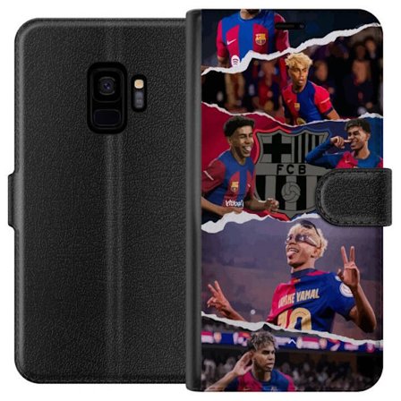 Kompatibelt Plånboksfodral till Samsung Samsung Galaxy S9 Yamal Fotboll Spelare Barcelona