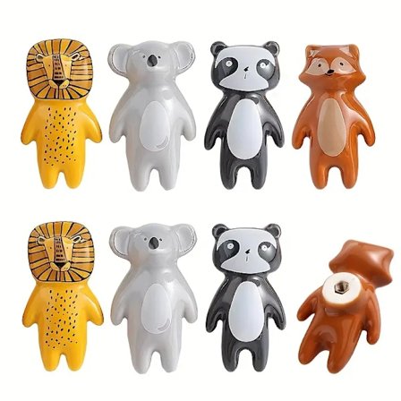 8 stk knotter for skuffer, håndtak for skap, knotter for barnerom i keramikk, håndtak for baderomsdører, håndtak for servantskap, skuffebrett-XF4-