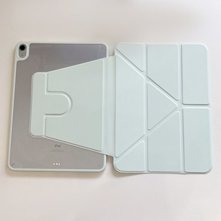 Fodral för iPad mini 7 A17/mini 6 8,3 tum YB grön vikbart magnetiskt penna integrerat roterande fäste