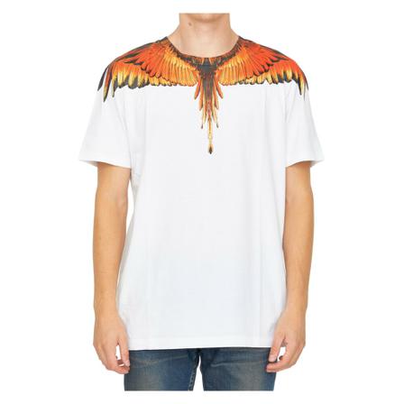 Marcelo Burlon, T-Shirt Cmaa 018F22 Jer 001 Wit, Heren, Maat:XL