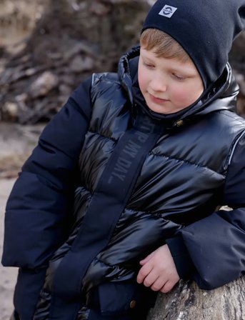 mikk-line Puffer Jacket Mix - Black - 98