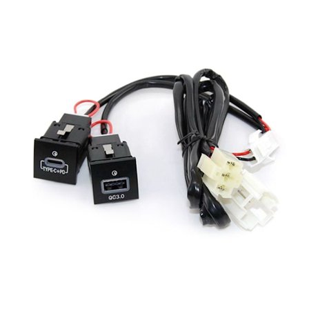 Billaddare Laddare uttag QC3.0 PD QC3.0 PD